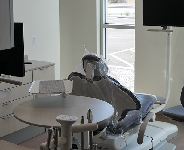 Dental office treatment room