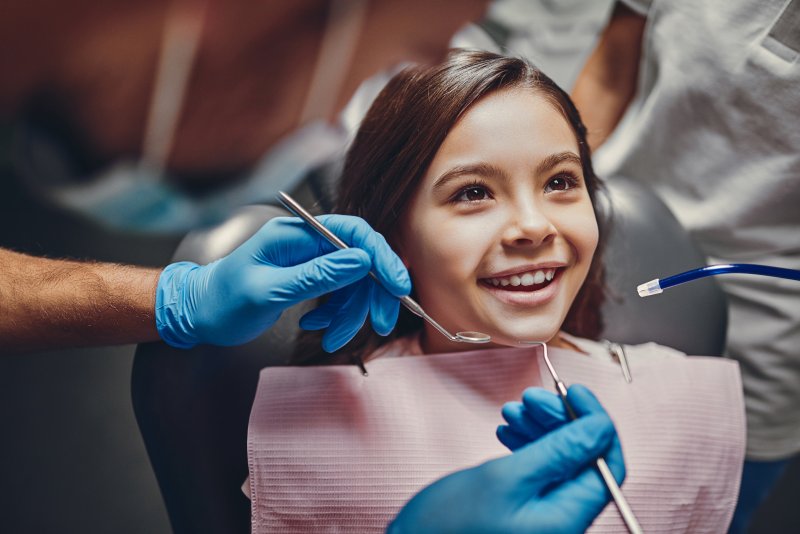 A child getting treatment from a dentist in Las Cruces